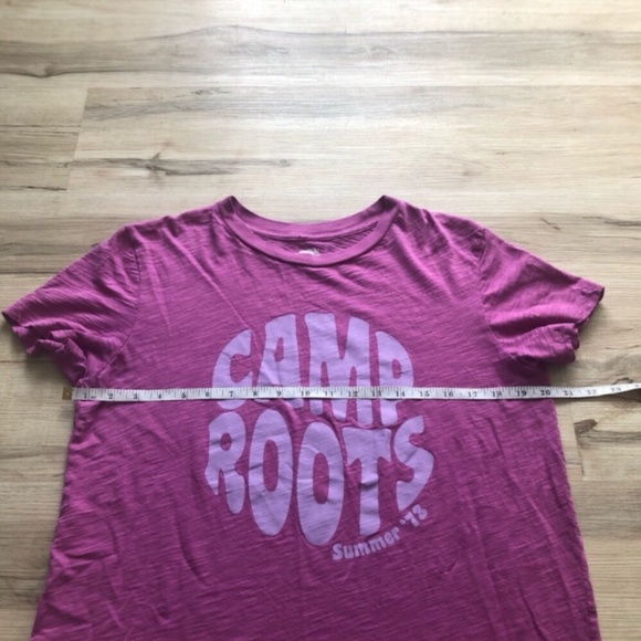 CAMP ROOTS Roots Pink Purple Short Sleeve Tee - Picture 3 of 6